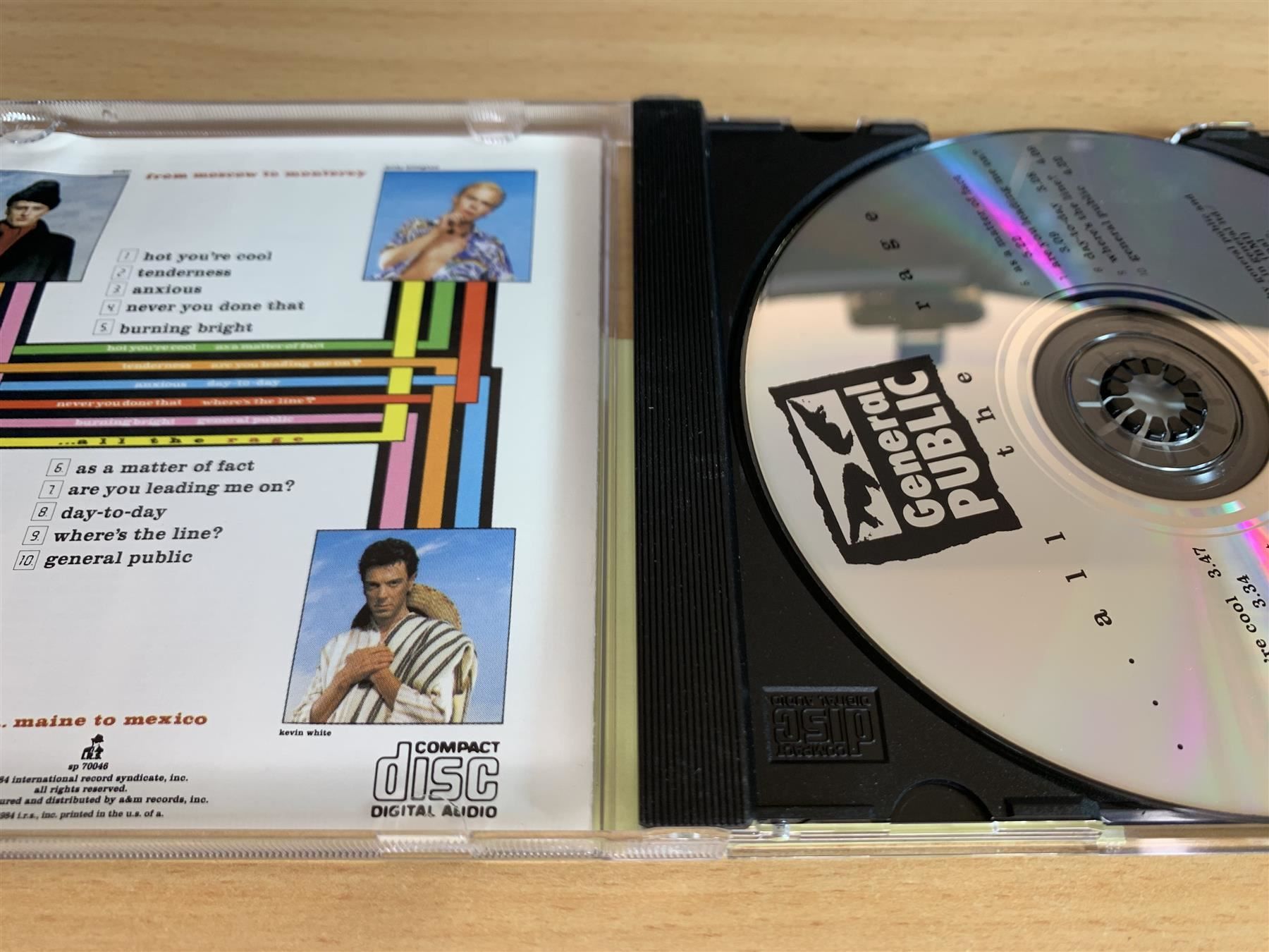 CD: General Public – All The Rage – Usato da Rikon im Tösstal venduto da Alpenmutz 2