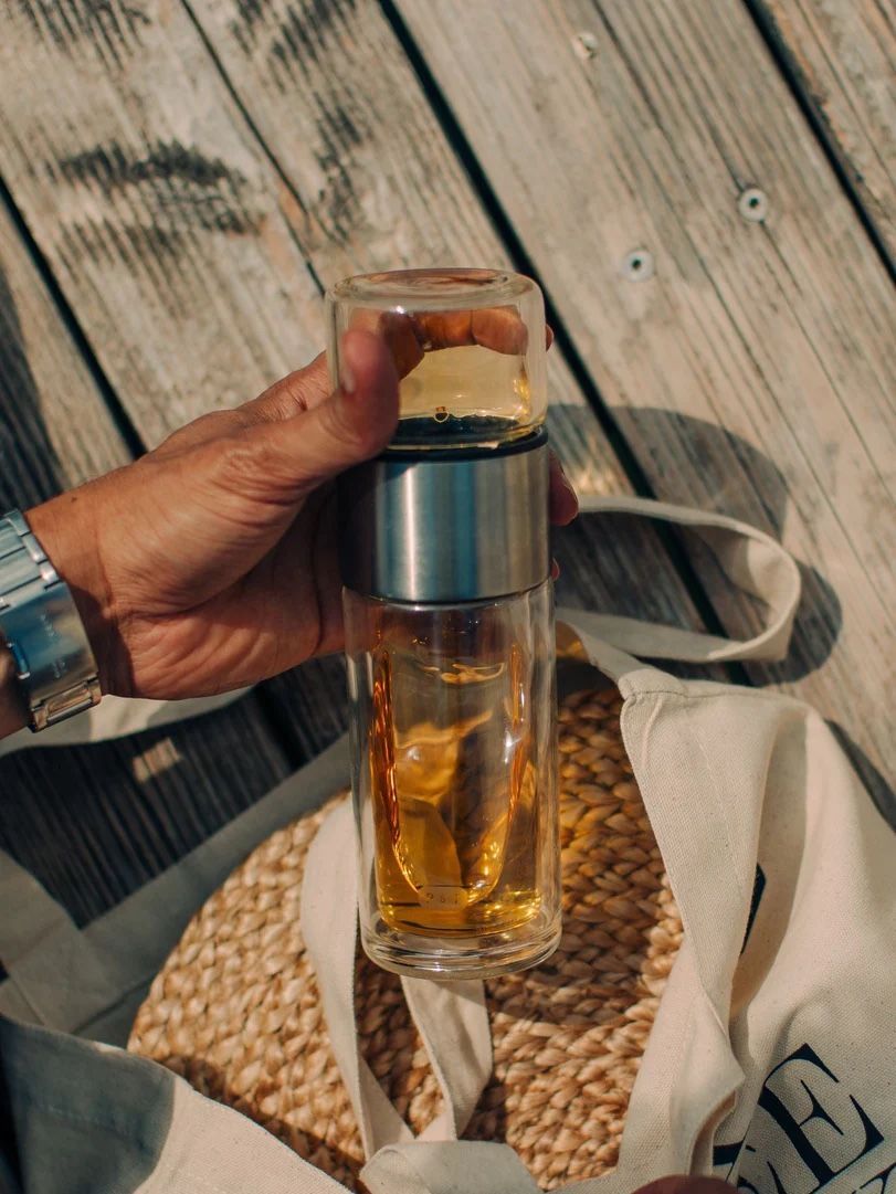 Borracce & Thermos: Teeflasche aus Glas – Usato da Frauenfeld venduto da heyLani 3