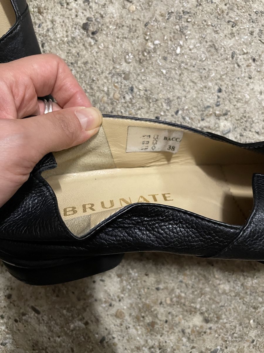 Brunate Chaussures femmes: Brunate black leather ballet flats size 38 – D'occasion à Neuchatel par shi_9fzw 4