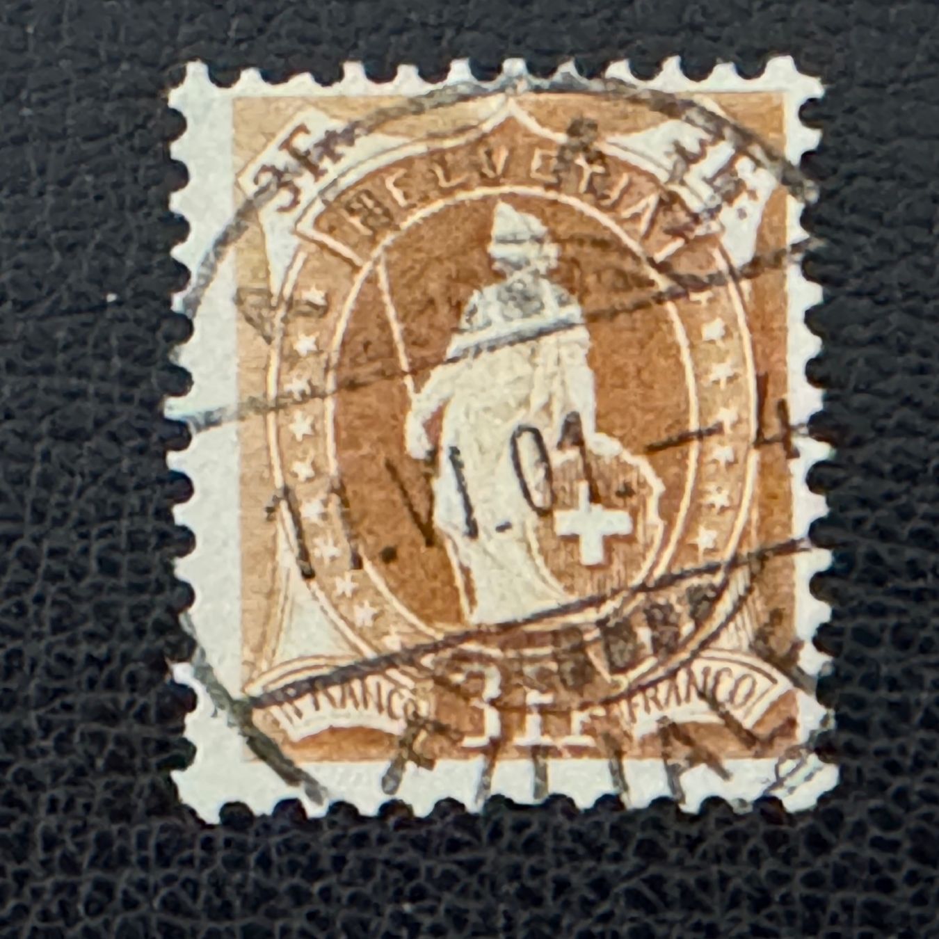 Tous les timbres: Stehende Helvetia 1881, 72A, gestempelt – D'occasion à Stallikon par HILDECH1