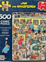 Puzzle JAN van HAASTEREN - Bahnsteig-Trubel