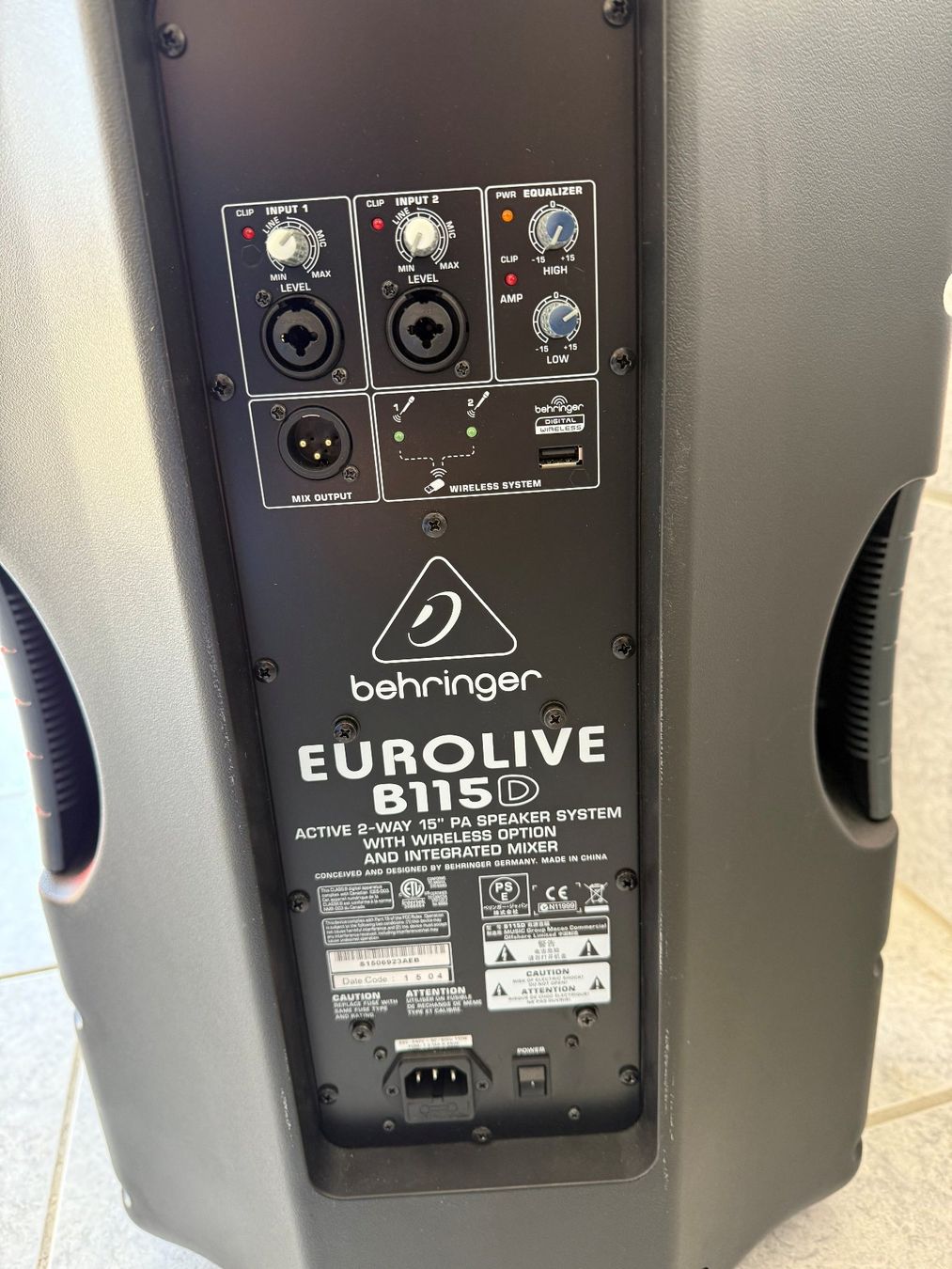 Behringer Casse acustiche: Beringer Eurolive B115D – Usato da Eschlikon TG venduto da MBR63 2