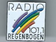 Radio 101,1 Regenbogen Pin