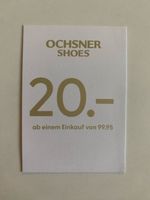 Einkaufsgutschein bei Ochsner Shoes