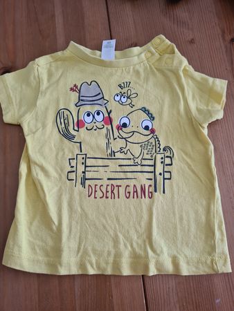 T-Shirt, Gr. 80, gelb
