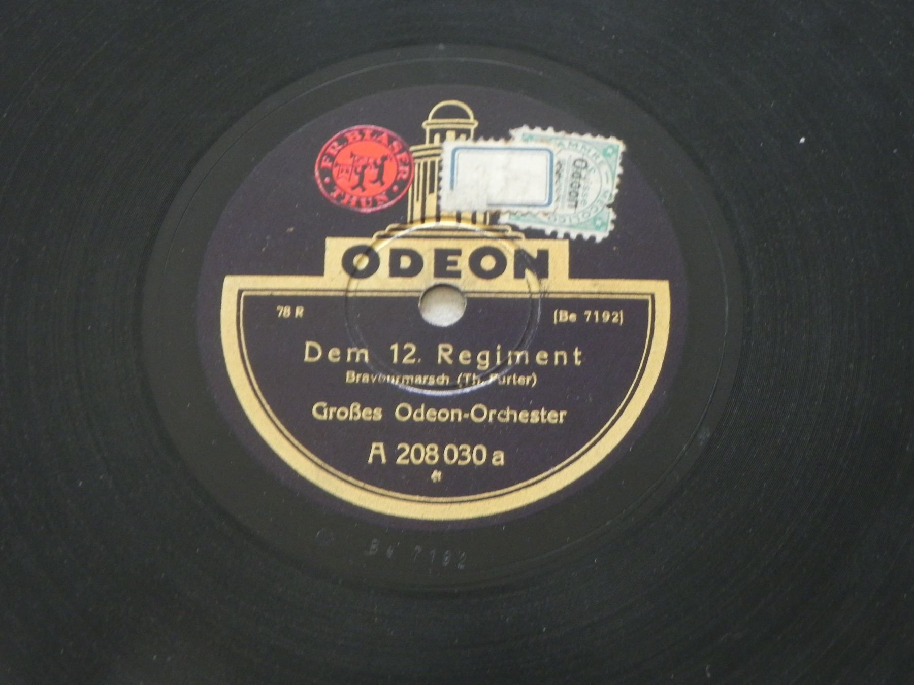Vinyles: Militär Musik Schellack Bat.37 &12.Reg. – D'occasion à Siebnen par krimsie 5