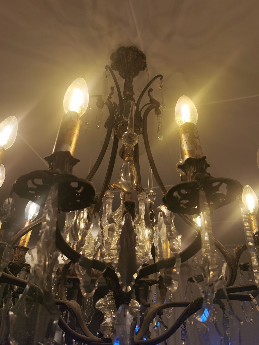 Lampadari & plafoniere: Kristall-Lüster, antik – Usato da Wettingen venduto da Biitel 4