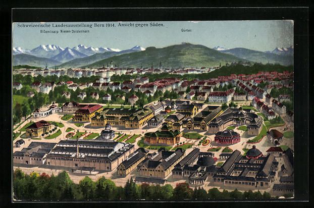 Ansichtskarten: Bern, 19. Schweizerische Landesausstellu – Gebraucht aus Berlin von bartko-reher