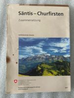 Landeskarte 1:25‘000 - Säntis - Churfirsten