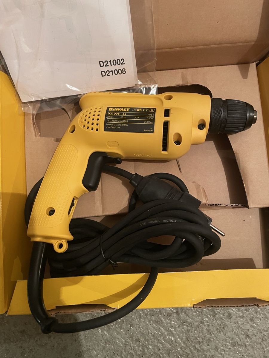 Dewalt Trapani: Bohrmaschine DeWalt D21008 Neu – Nuovo e nell'imballaggio originale da St. Gallen venduto da besi97 4