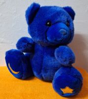 Teddy Vintage Firma Heunec / wie neu blau / Stern + Mond
