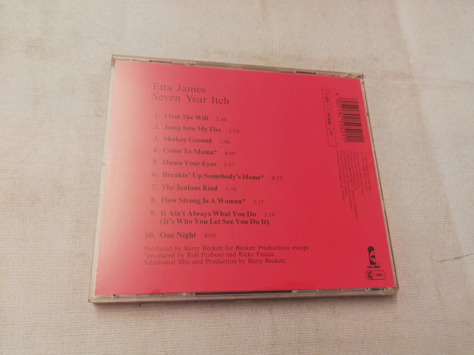 CD: ETTA JAMES - SEVEN YEAR ITCH – Usato da Bern venduto da Vinylsound.ch 1