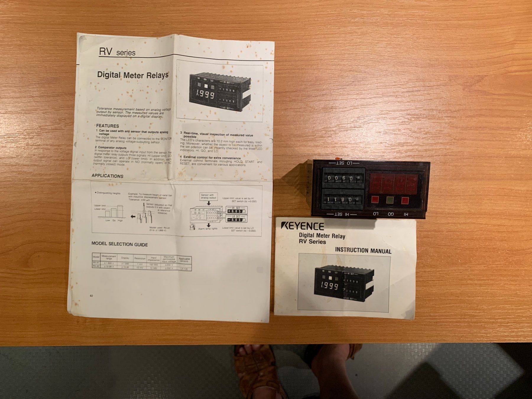 Componenti elettronici: Keyence Digital Meter Relays mit Manuel – Usato da Mumpf venduto da dadaboygugu 5