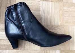 Varese Stiefeletten Leder schwarz Gr. 40