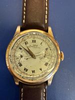 Breitling Cadette Chronograph Armbanduhr Gehäuse 750 Gold