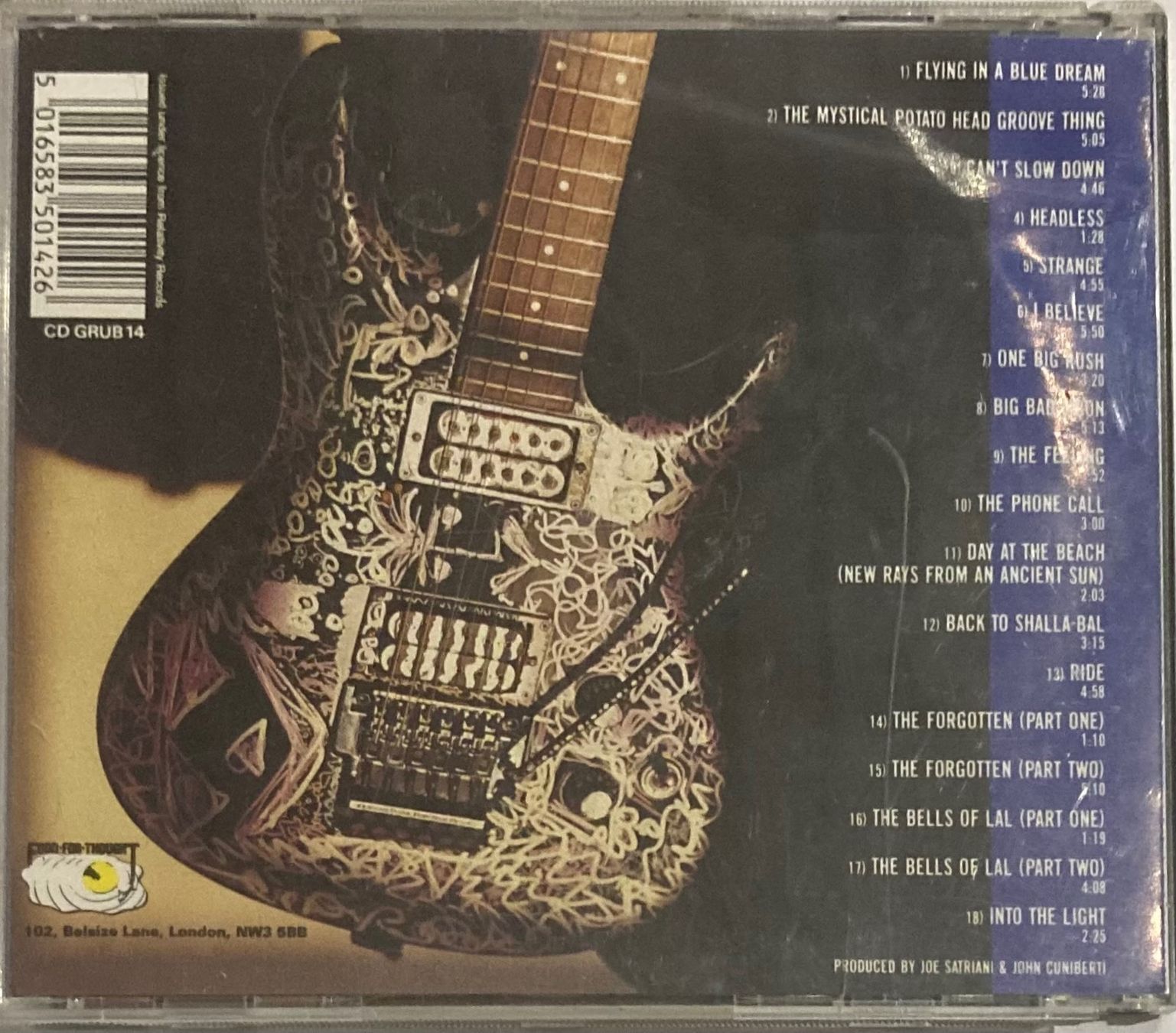 CD: JOE SATRIANI - FLYING IN A BLUE DREAM – Usato da Poliez-Pittet venduto da Newtown-Records 1