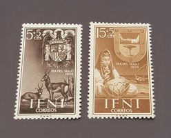 Ifni 1956 alte briefmarke