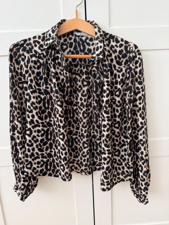 Camicia stampa leopardo taglia S nuova