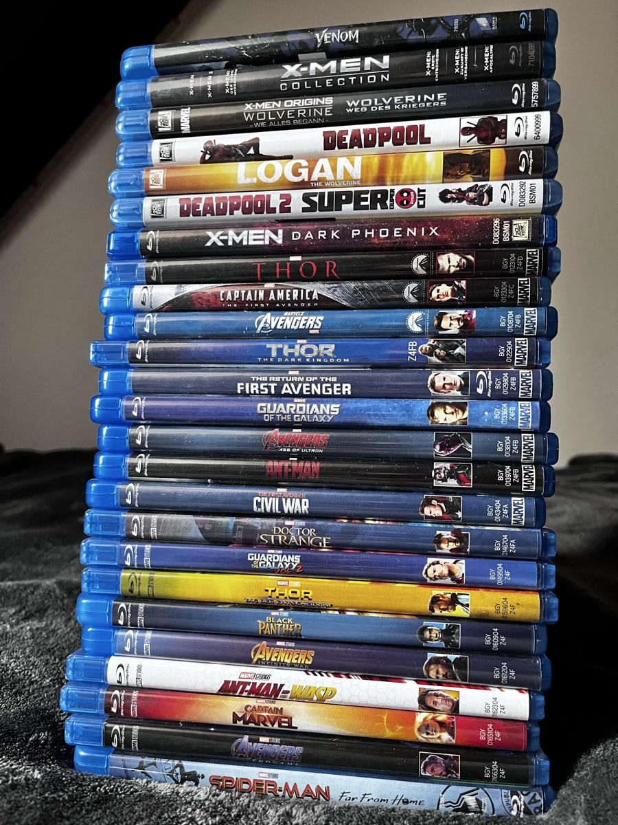 Tutti i DVDs: Marvel-Blu-ray-Sammlung | 31 Marvel-Filme – Usato da Schaffhausen venduto da mir_lk6p 1