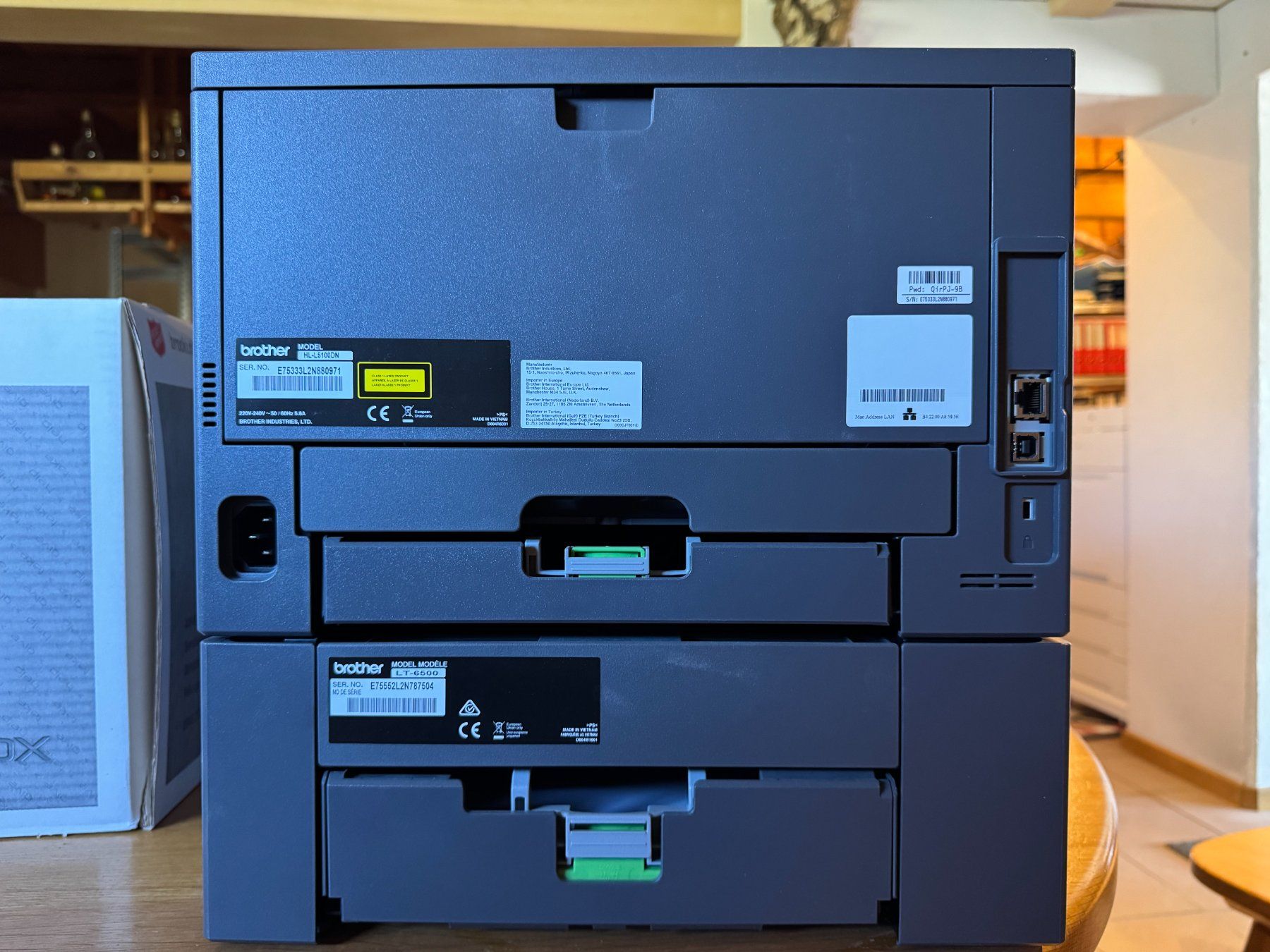 Brother Drucker: Brother-Laserdrucker HL-L5100DN einfarbig mit Material – Gebraucht aus Meienried von SCM_BV_CH 2