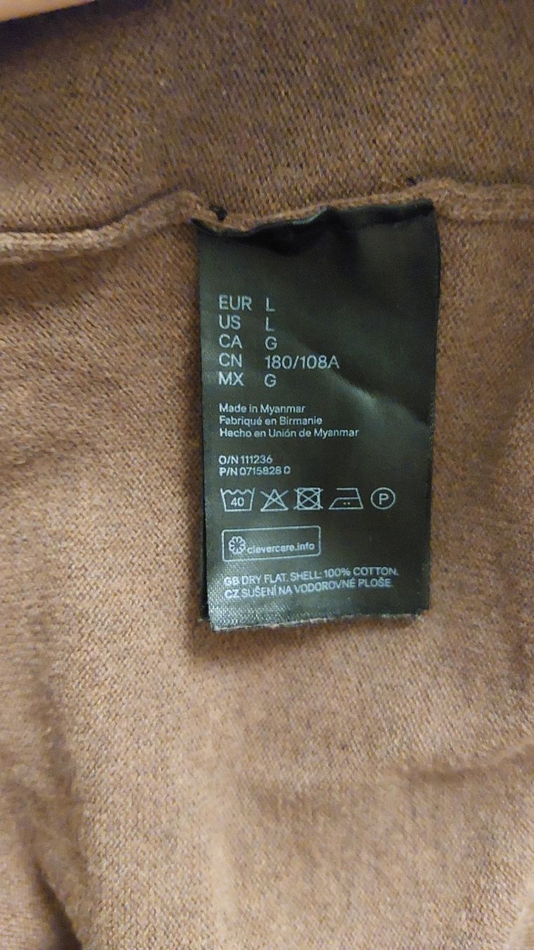 H&M Maglioni & Felpe: H&M Brown Turtleneck Sweater, L, 100% Cotton – Nuovo (secondo la descrizione) da Meilen venduto da RemyCo. 1