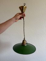 Vintage Hängelampe  – Grün – Industriestil