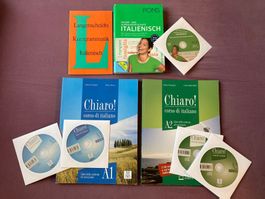 Italienisch Lernmaterial mit CDs (Gebraucht im Set) Chiaro!
