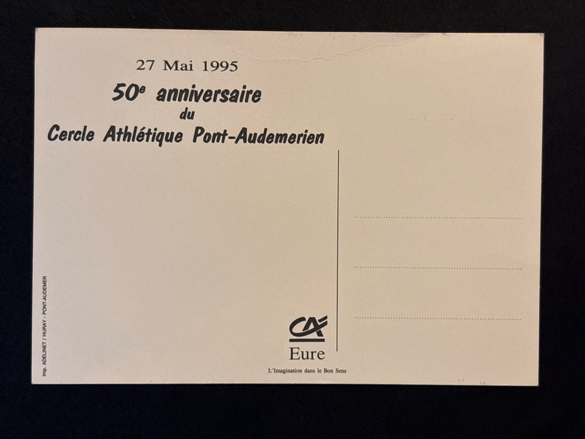 Ansichtskarten: Carte postale C.A.P.A. 50ème anniversaire 1945-1995 – Gebraucht aus Carouge GE von irma016 1