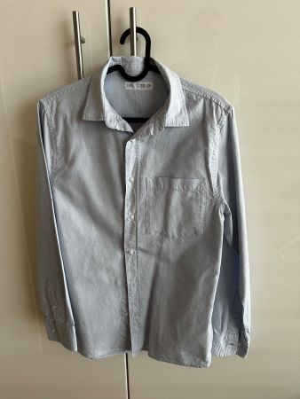 ZARA langarm Hemd Gr. 164, zartes hellblau