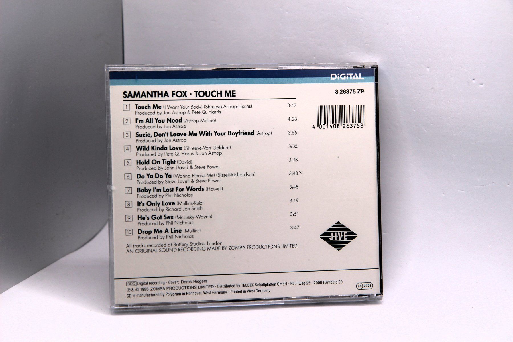 CDs: CD Samantha Fox - Touch me – Gebraucht aus Ernetschwil von luisvonerni 1