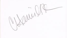 Carrie Hamilton 1963-2002 Autogramm signiert Karte 8x10cm
