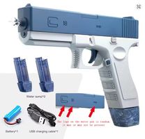 Space Water Gun - Pistolet à eau électrique (bleu)