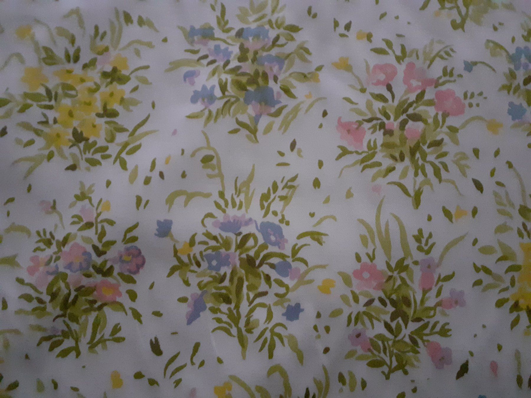 Stoffe: Bunter Blumen-Stoff "Lili" - 4m × 1.3m – Neu (gemäss Beschreibung) aus Zuerich von lichti 1