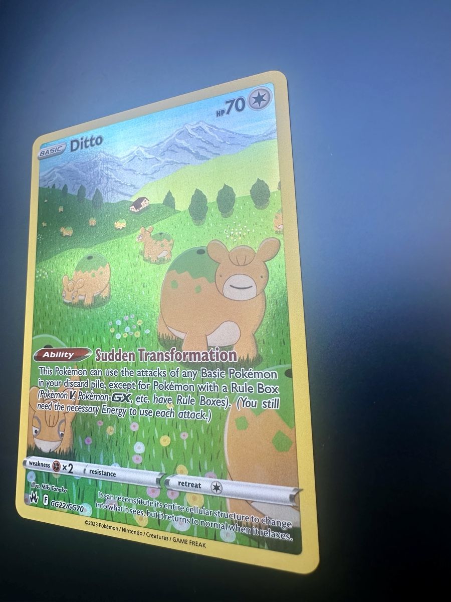 Pokémon Cartes à collectionner: Ditto #GG22 - Crown Zenith - Ab 1.- ! – D'occasion à Bern par HugoStiglitz11 2