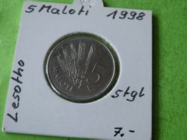 Lesotho 1998, 5 Maloti    stgl