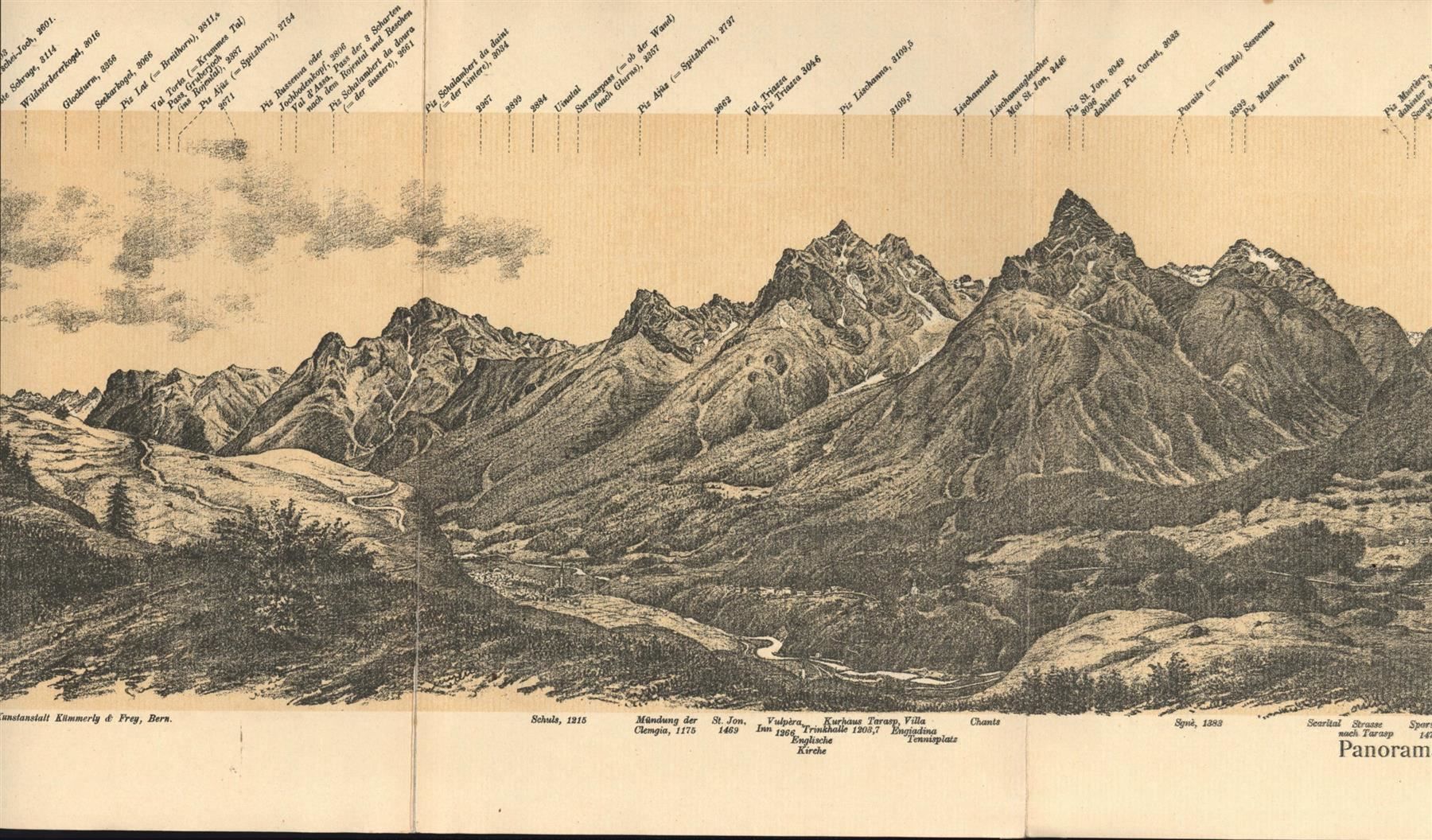 Gravures: Unterengadin  Panorama – D'occasion à Rafz par Helvet32 1