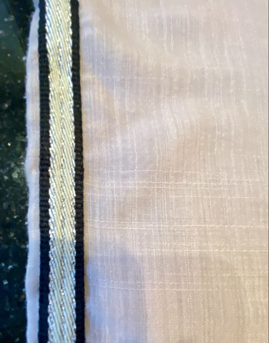 Foulard & Sciarpe: S.Oliver Loop Schal Rosa Vintage Monogramm Stickerei – Usato da Lyss venduto da Sibella56 1