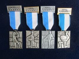 4 X Schützenkränze V.Z.F  Sammlerstücke