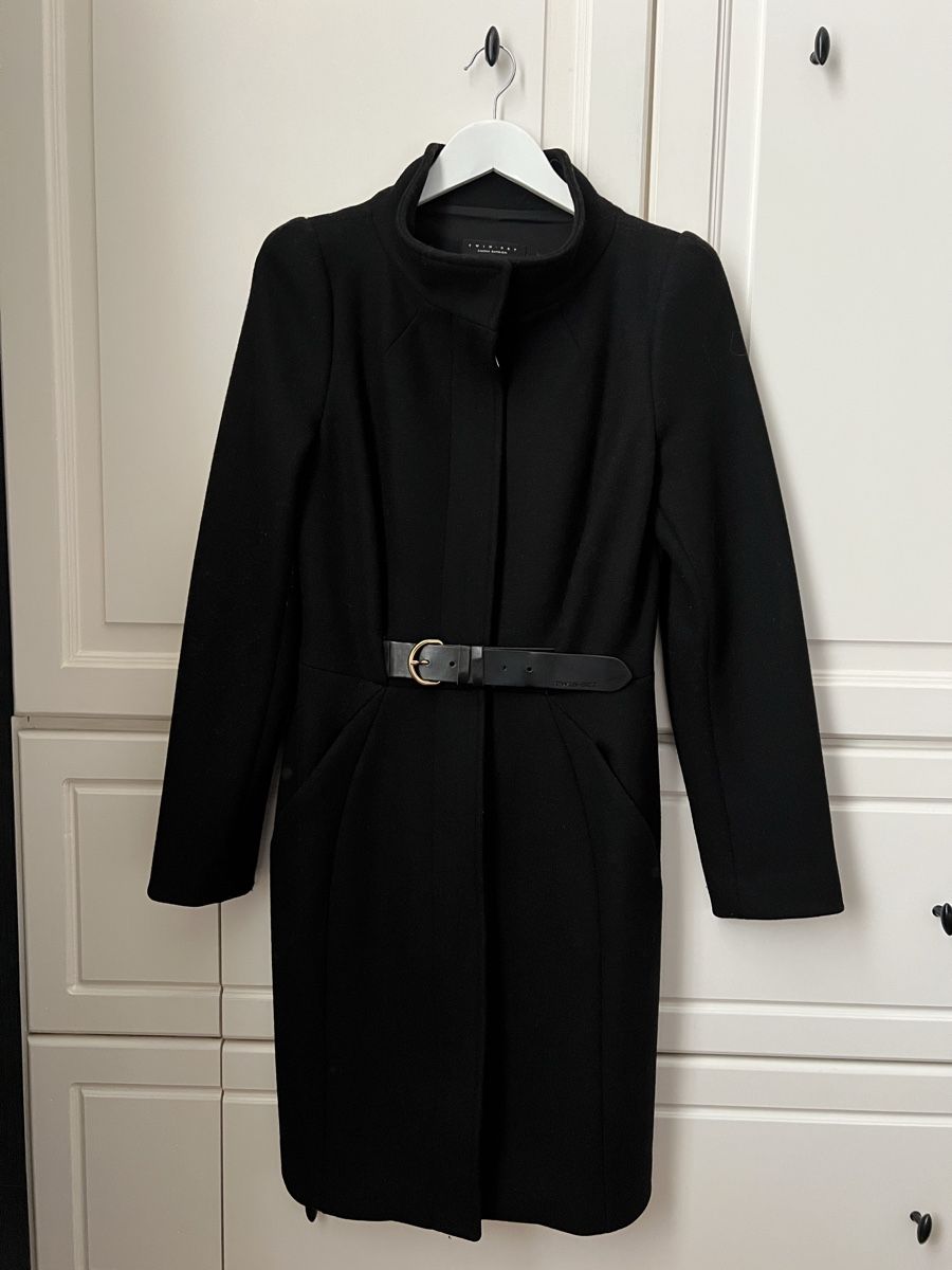 Twinset Mäntel: Twinset black classic wool coat NEW – Neu und originalverpackt aus Zürich von eve_m2gr