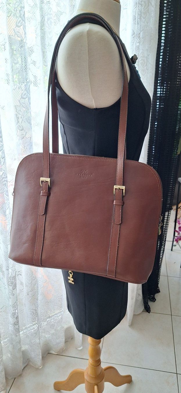 Borse da donna: Sac - porte documents Hexagona en cuir – Usato da St-Triphon venduto da Jldr0
