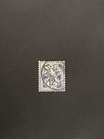 1894 Ziffermuster Faserpapier 12 Rp  #62B ʘ