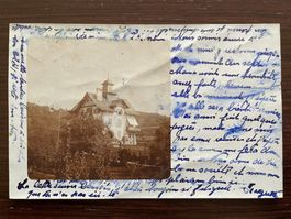 MAMMERN Markantes Haus mit Türmchen ECHTFOTOKARTE 1906