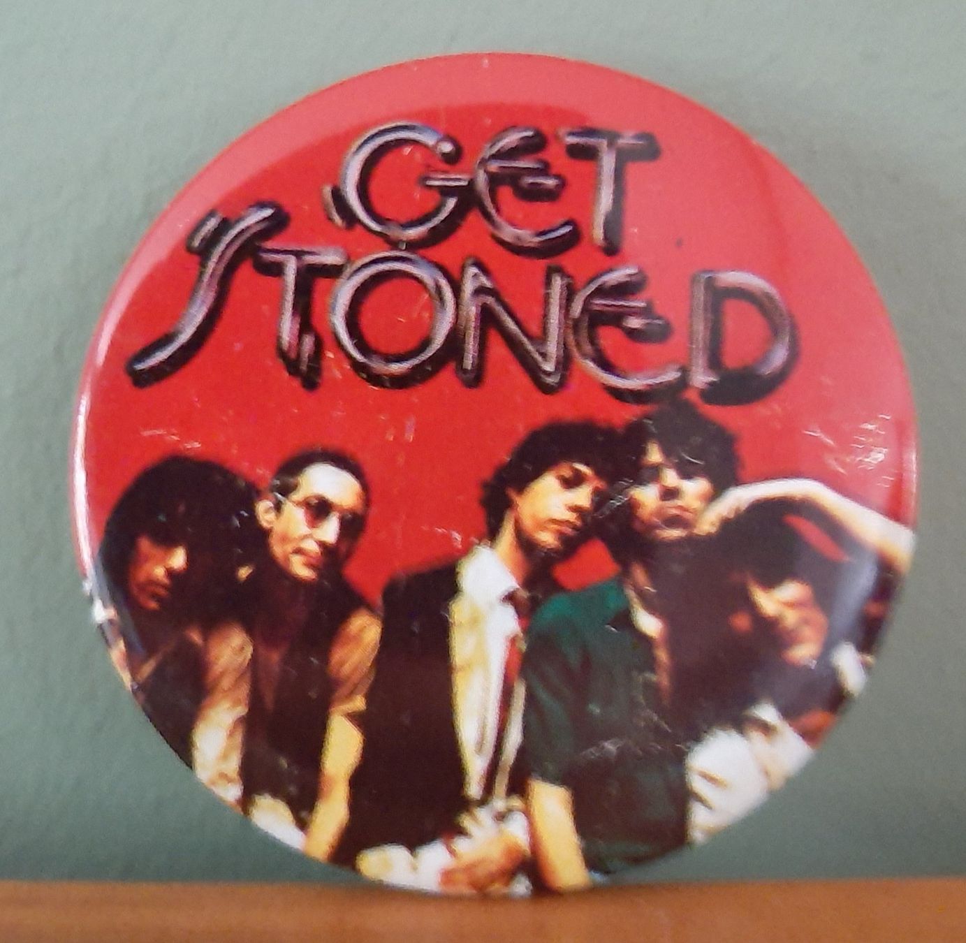 Placchette & Badge: Ansteck- Button: Get Stoned, Rolling Stones – Usato da Zürich venduto da 2bis