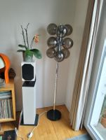 Space Age Steelleuchte 70er Vintage 9 Kugeln Chrom Rarität