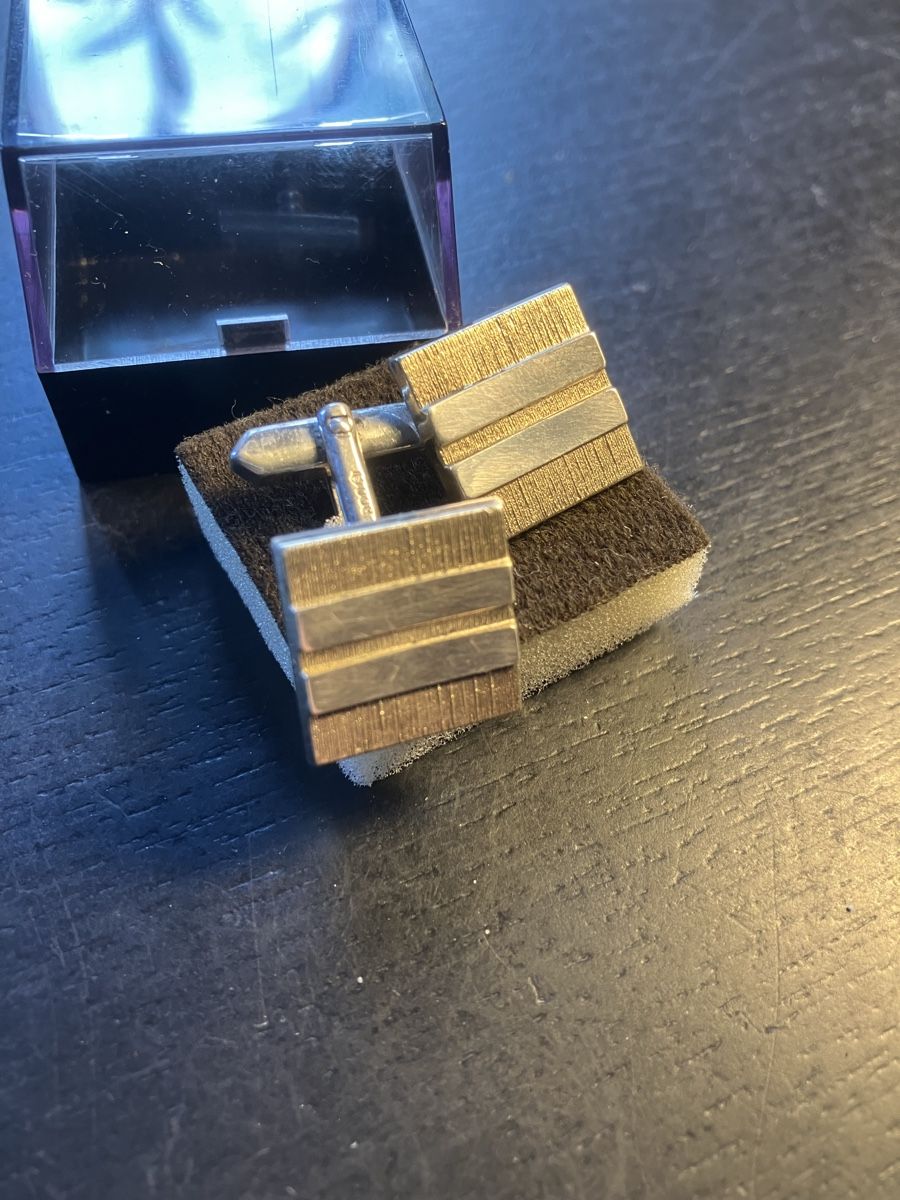 Manschettenknöpfe: Manchetten Knöpfe ,  Silber   800 – Gebraucht aus Herisau von Penholder 3