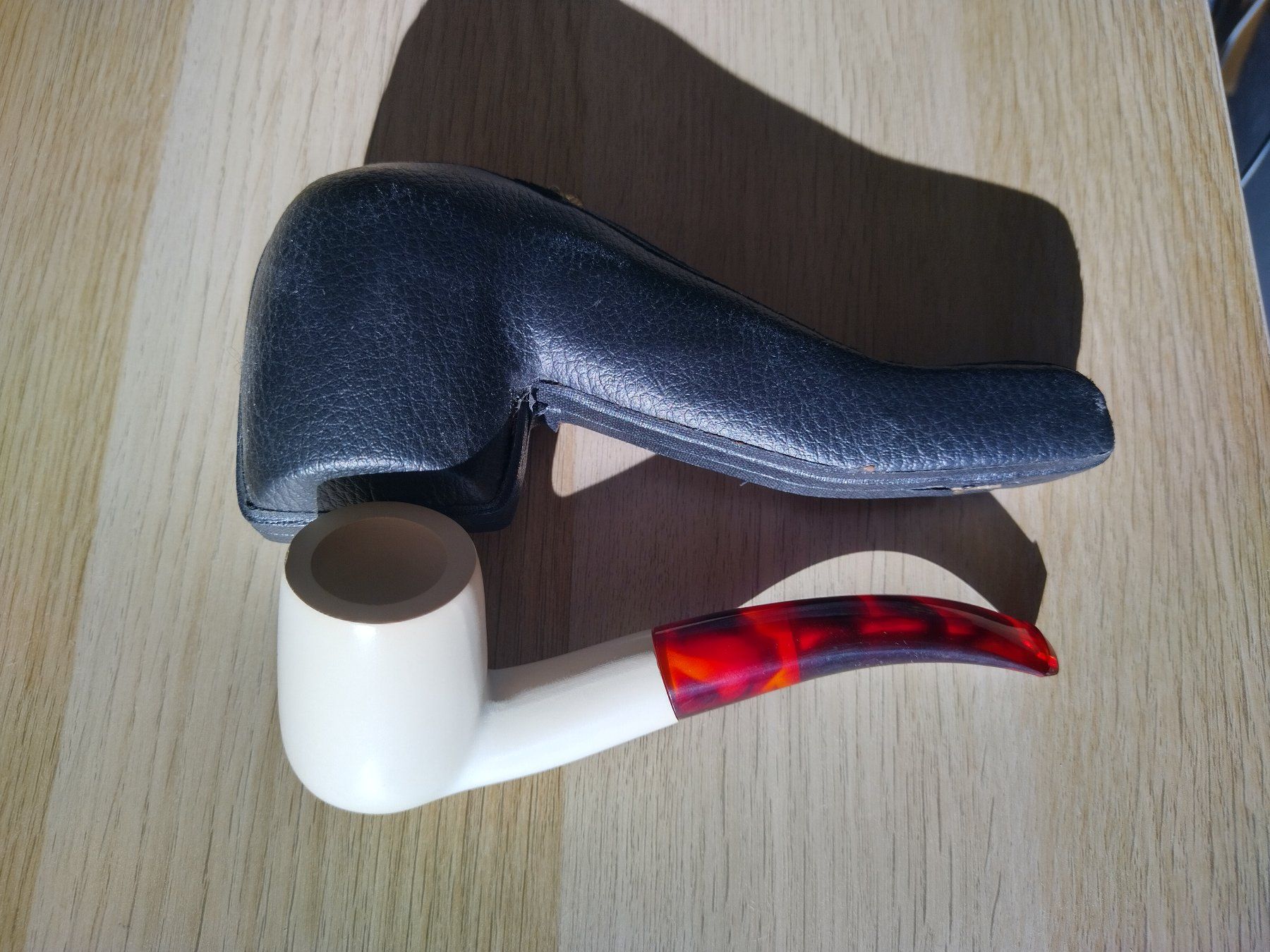 Pipe & Accessori: Perfekt erhaltene Meerschaumpfeife in edlem Etui – Nuovo (secondo la descrizione) da Reinach BL venduto da Flower_Kid_82 2
