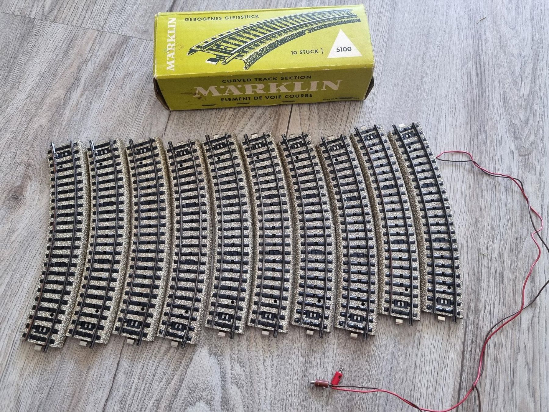 Märklin Modellini di ferrovie: Märklin H0, div. Schienen – Usato da Obergösgen venduto da Rippi 1