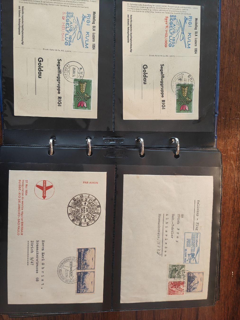 Alle Briefmarken: Swissair Erstflugbriefe original – Neu und originalverpackt aus Sachseln von Vultur70 1