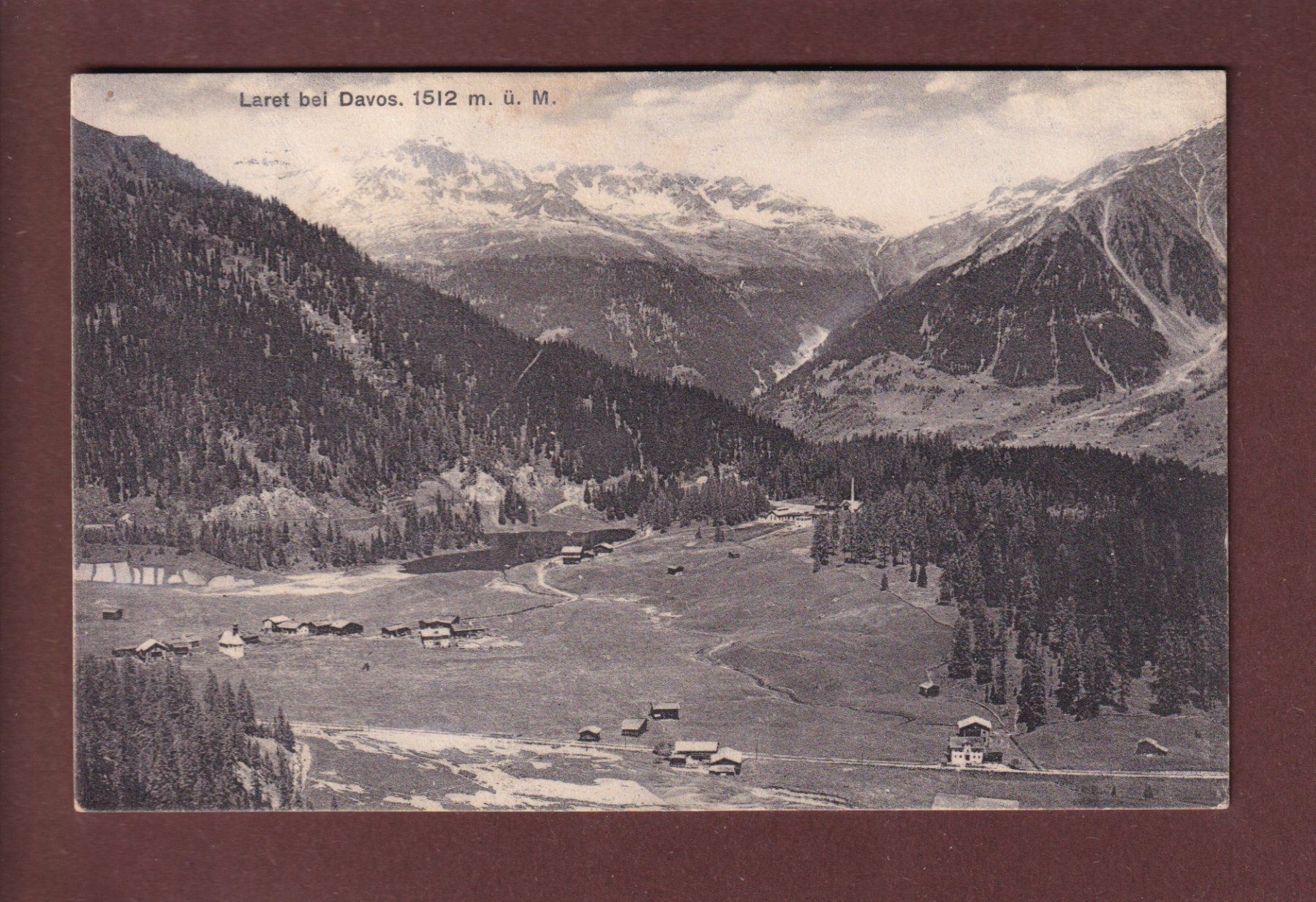 Cartes postales: LARET bei DAVOS - 1911 – D'occasion à Pully par nicecards