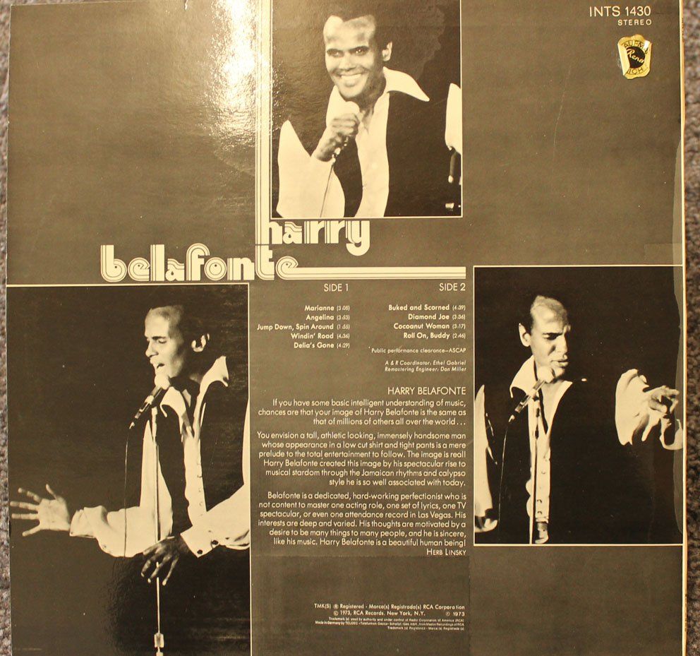 Schallplatten: Harry Belafonte LP 1973 – Gebraucht aus Ebikon von Dan40 1